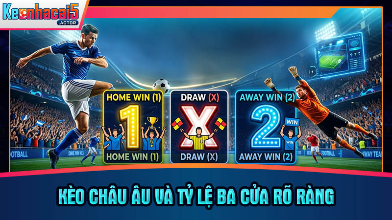 Đặc điểm của kèo Châu Âu và cơ cấu ba cửa đặt