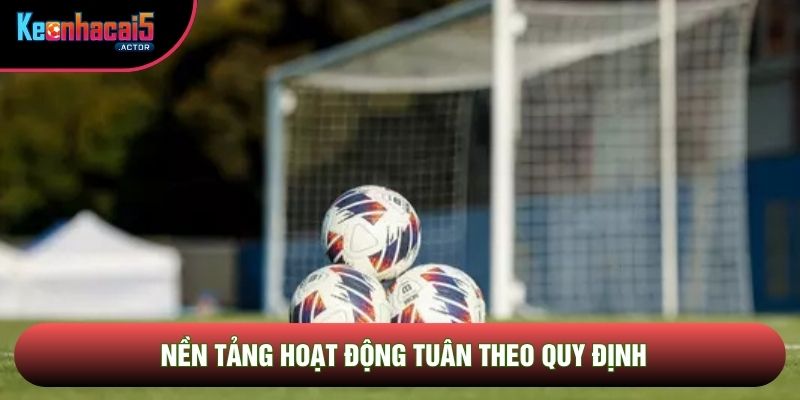 Nền tảng hoạt động tuân theo quy định