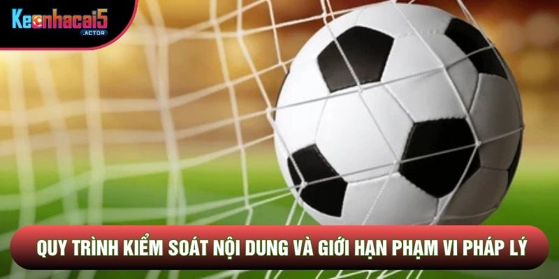 Quy trình kiểm soát nội dung và giới hạn phạm vi pháp lý